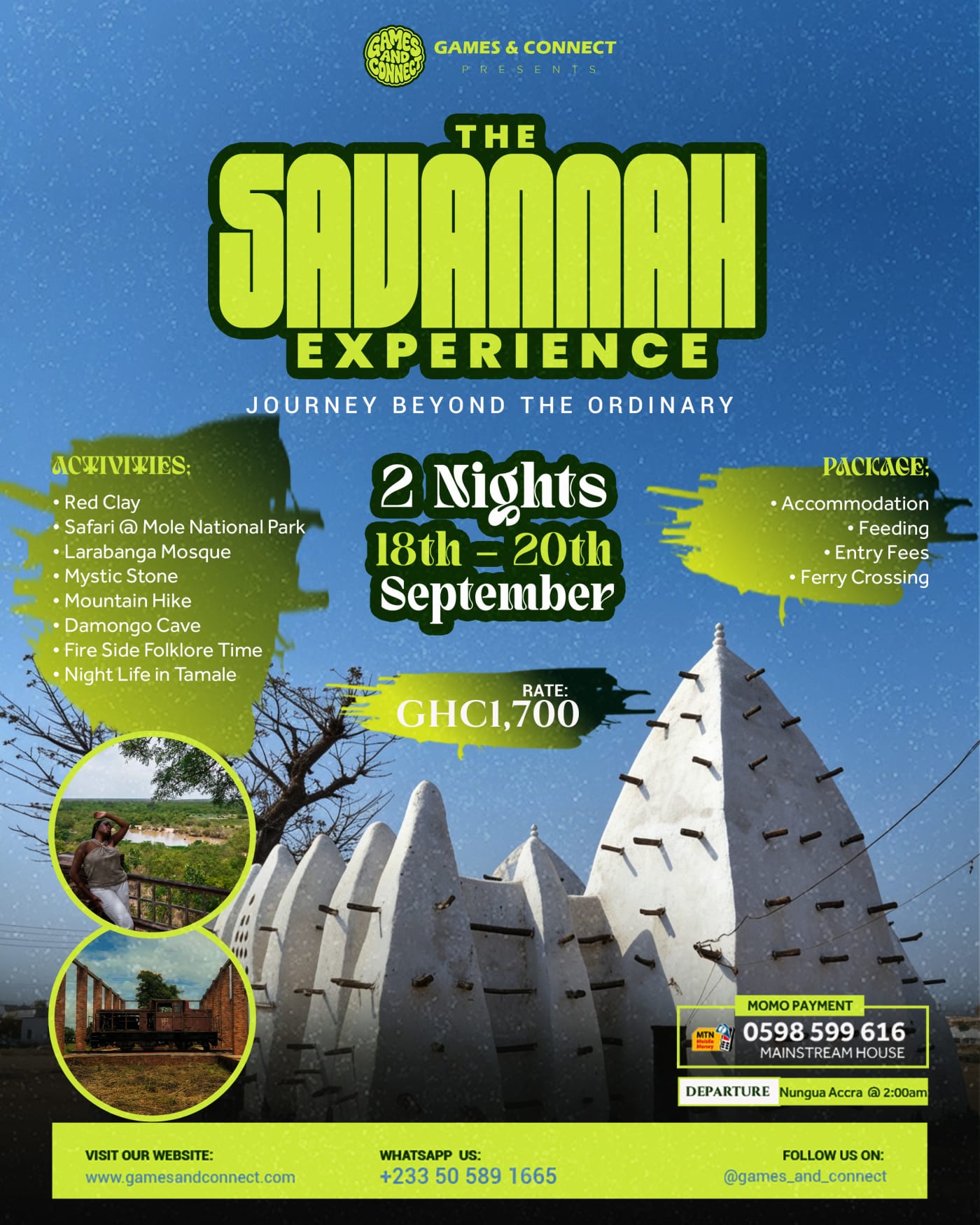 The Savannah Experience event